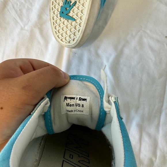 Revenge x Storm Vans Blue/White Size 8 - Picture 6 of 6